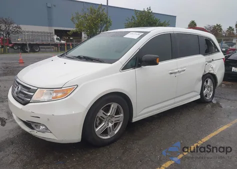 2012 Honda Odyssey Touring/Touring Elite из США, поврежденный, VIN 5FNRL5H90CB095714